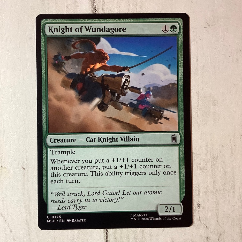 Knight of Wundagore 175 Marvel Super Heroes Magic the Gathering